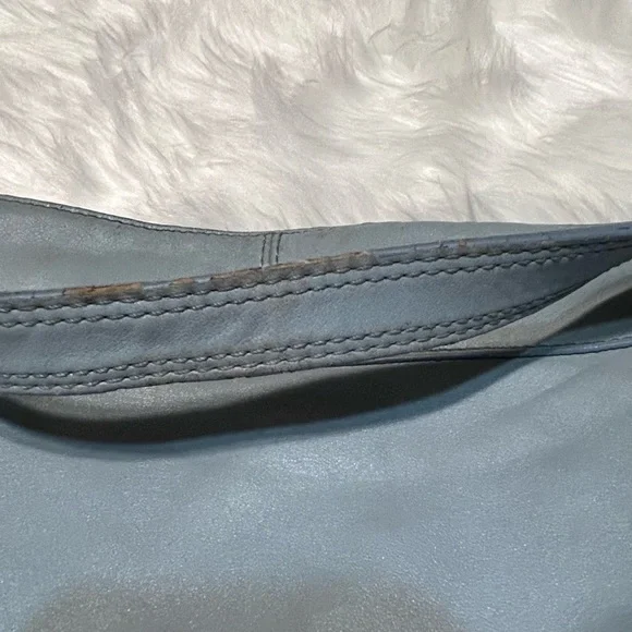 Coach Sky Blue Zoe Hobo Bag - Picture 16 of 16